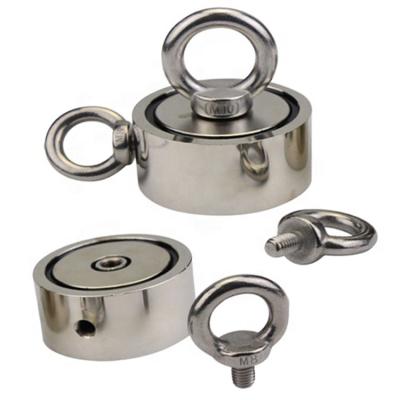 94mm Dneodymium Retrieving Magnet Rust Resistant With Two Eyebolt