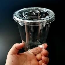 Biodegradable Plastic Sheet Cup Lid Disposal Transparent Clear 200-1200mm