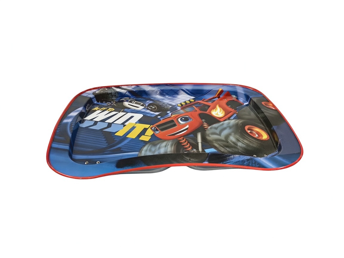 Customized Folding Metal Lap Desk Tin Tray with Legs Kids Bed and Sofa Activity Table