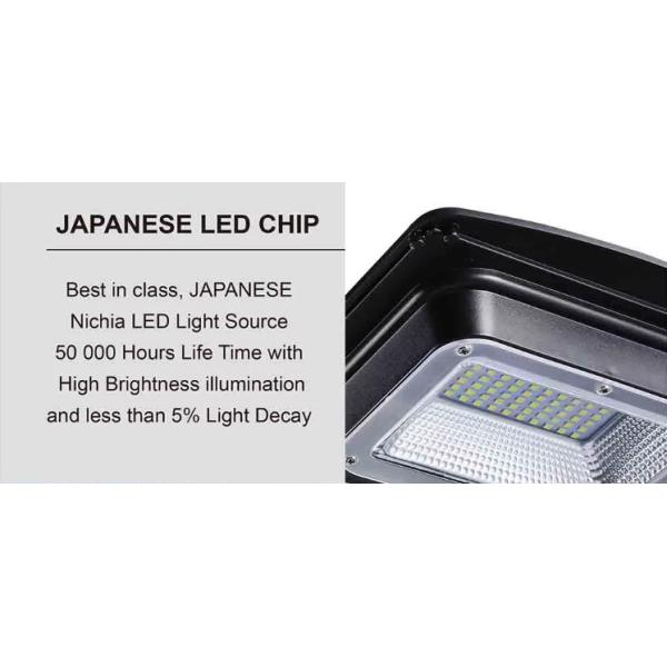 High Lumen Outdoor Solar Street Lights , All In One Solar Street Light 30W 60W 90W