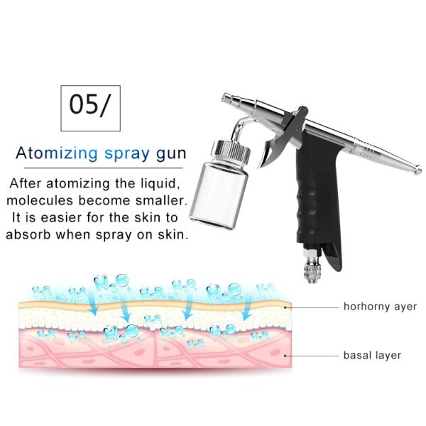 Skin Deep Cleaning Hydrafacial Device , Multifunctional Oxygen BIO Hydra Facial Machines