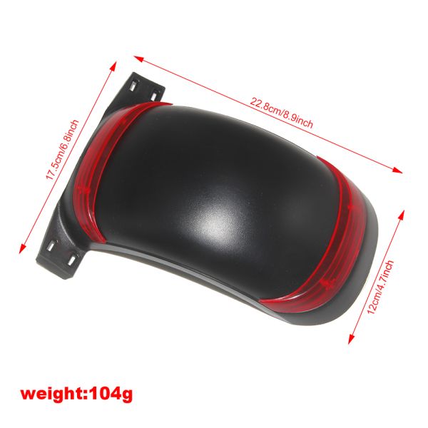 Scooter Rear Fender Scooter Rear Mudguard For Speedual Zero10X Electric Scooter Spare Parts