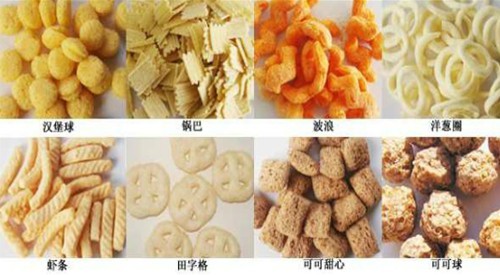 Stainless Steel Snack Food Extruder Machine , 120-150kg/Hr Corn Snack Extruder