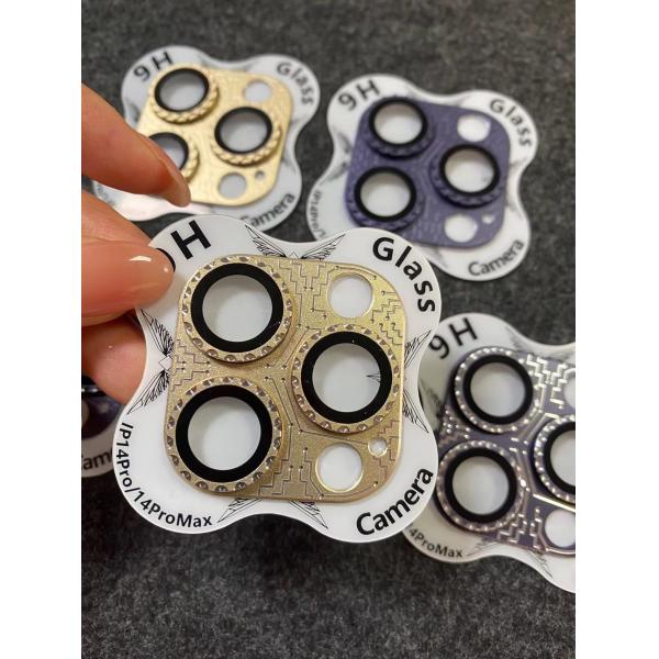 Lente OEM Protector de tela Metal Film de lente de telefone móvel endurecido