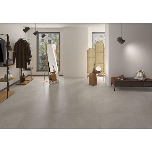 Modern Design Porcelain Indoor Tiles Decoration Beige Floor Tiles Smooth Surface