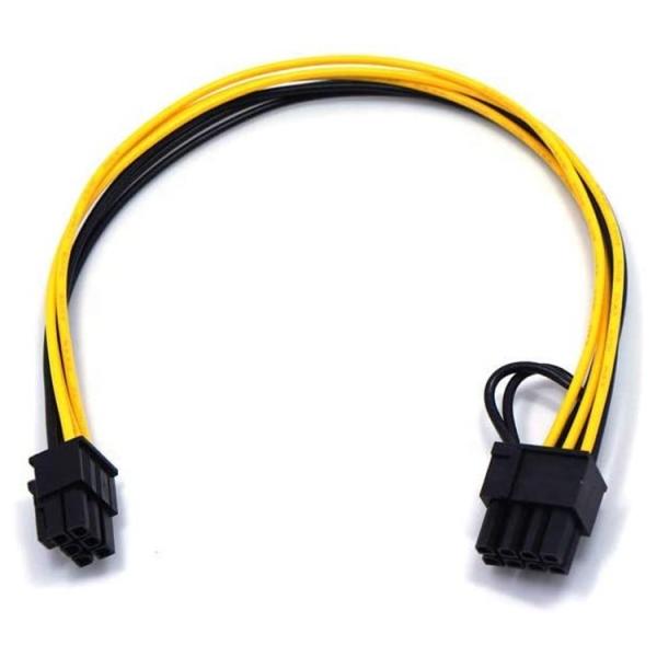 PCIE 6 Pin to 8 Pin GPU  ATX Video Graphics Card PCIE PCI Express Power Cable