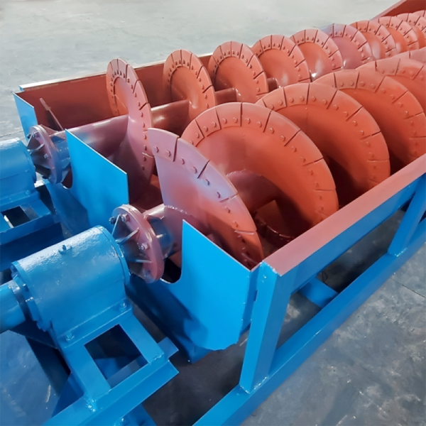 Sand screw Washer  Spiral Sand Washing Machine high cleaning efficiency Energy Saving Mining Equipment wear-resistant steel Screw Sand Washer Machine for Gravel Pebble Basalt