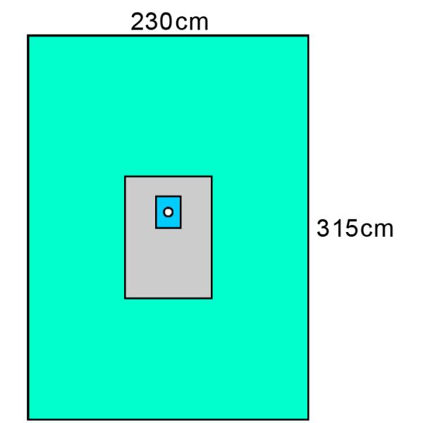 Quirúrgico disponible material de la extremidad superior de los PP SMS cubre con los tenedores del tubo