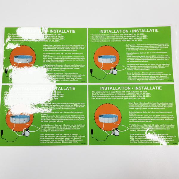 CDR Household Essentials Labels PVC CMYK Cleaning Product Labels