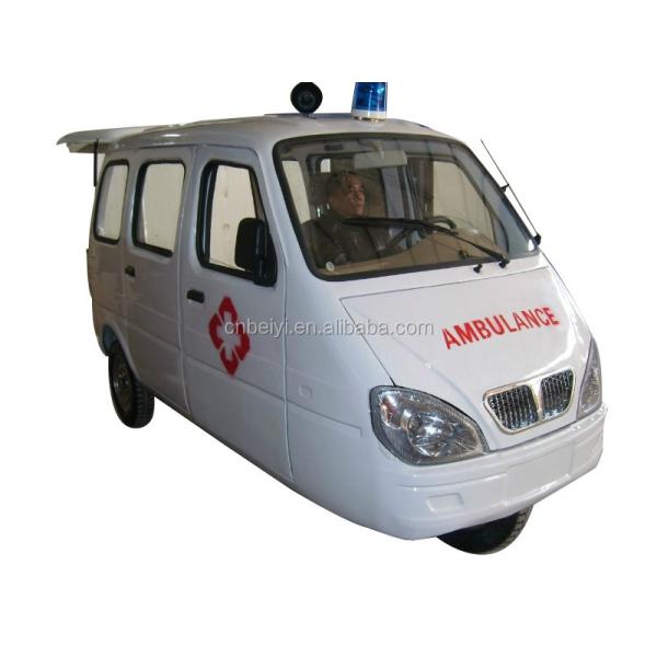 800 Вт закрытая скорая помощь Моторизованный трехколесный велосипед для 4 человек в Африке Пассажирский барабанный тормоз