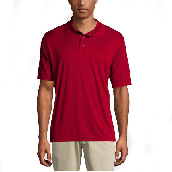 Wholesale Lightweight Moisture Wicking 100% Polyester Golf Workout Polo T-shirts for Men