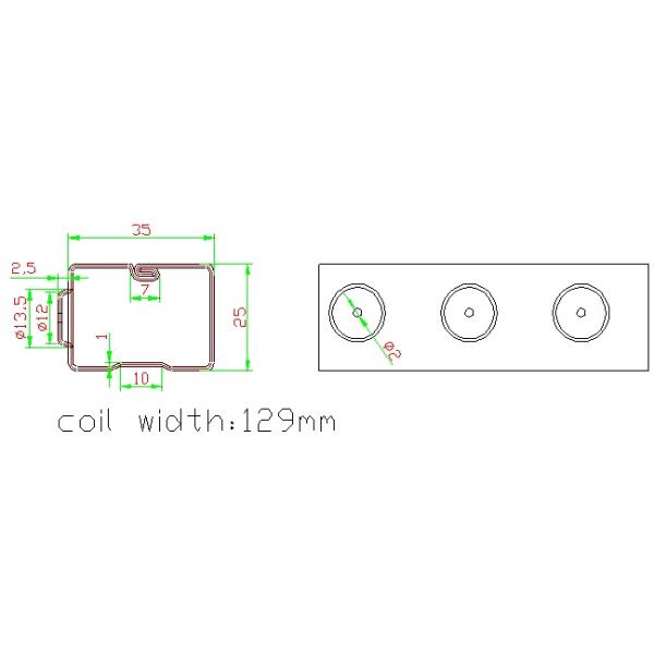 Cassette Roof Panel Roll Forming Machine 25T Blinds Fence