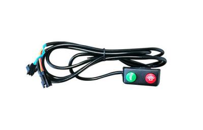 Peças sobresselentes elétricas claras da bicicleta e interruptor universal básico do orador com guiador