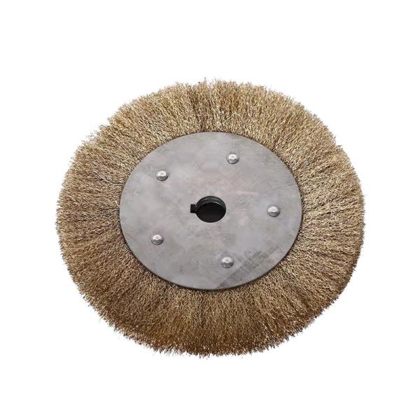 Industrial Abrasive Stainless Steel Wire Brush Polishing Wheel Flat Hole