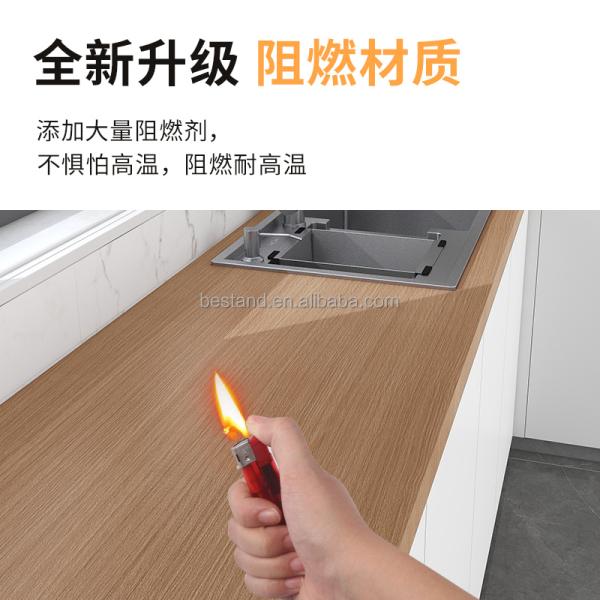 Wood Grain PVC Lamination Film for Furniture Wall Floor Protection 122cm Width * 50m