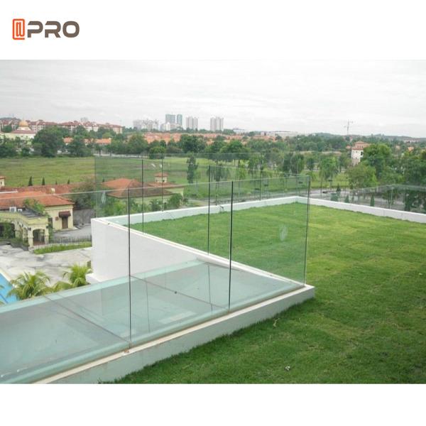 ISO9001 Aluminum Glass Balustrade Systems Stairs Aluminium Railing