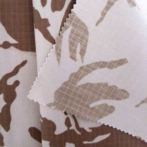 Nylon Cotton NC Fabric Ripstop Camouflage Print For Military Combat Uniform
