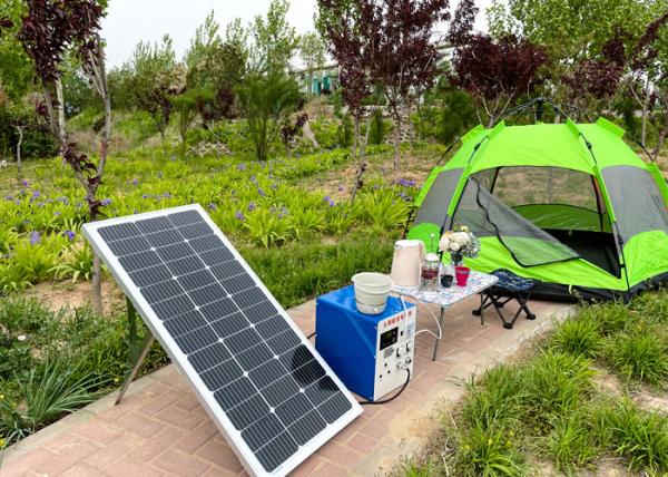 Monocrystalline Silicon 1500 Watt Off Grid Solar System 220V With Lead Acid Battery