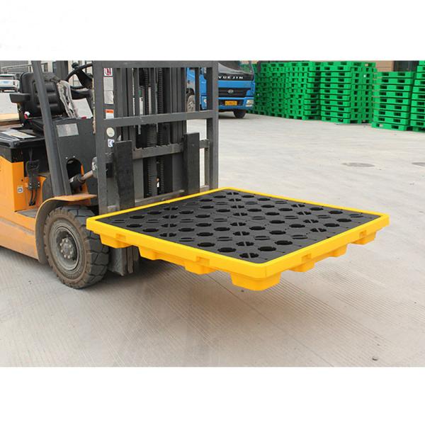 HDPE Chemical Drum Spill Containment Pallet For 55 Gallon Drum