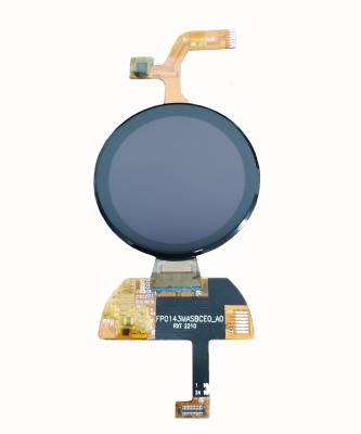 1Ecrã OLED redondo de.43 polegadas, resolução 466x466, 24 pin QSPI Interface 400 Cd/M2