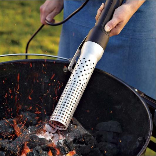Metal BBQ Electric Charcoal Starter Safe 2M Cord Length 1.2 Kg