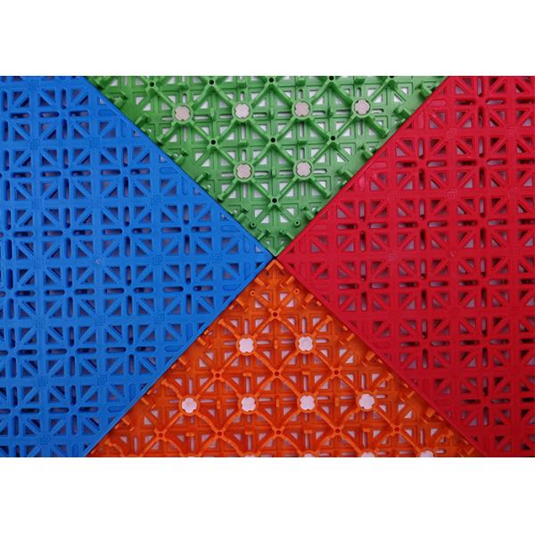 Anti Cracking Small Backyard Basketball Court Multifunctional Customized Color