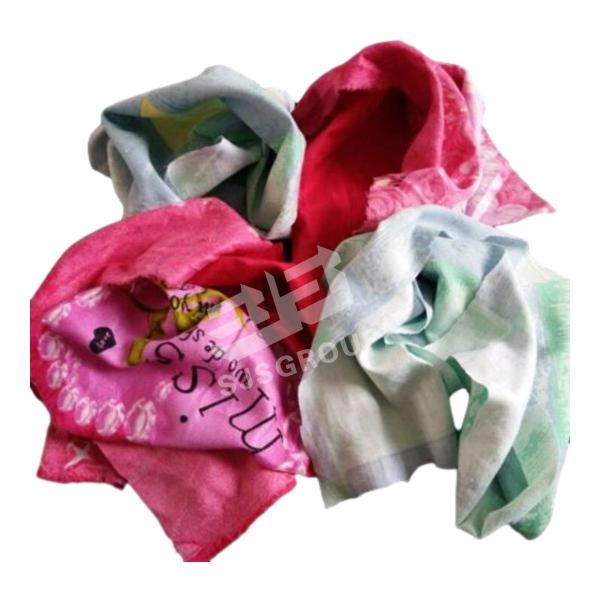 IMPA NO 232910 Lint free Cut reused hotel used bed sheet rags Cotton Rag 20kg Cotton Wiping Rags for Cleaning