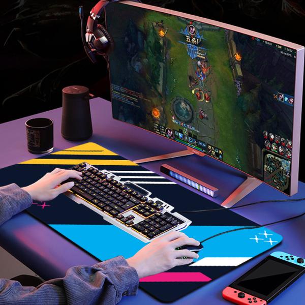 Materail Natural Rubber fabric XYDAN Large Custom 3D Printed Xxl 400x900 Gaming Mouse Pads