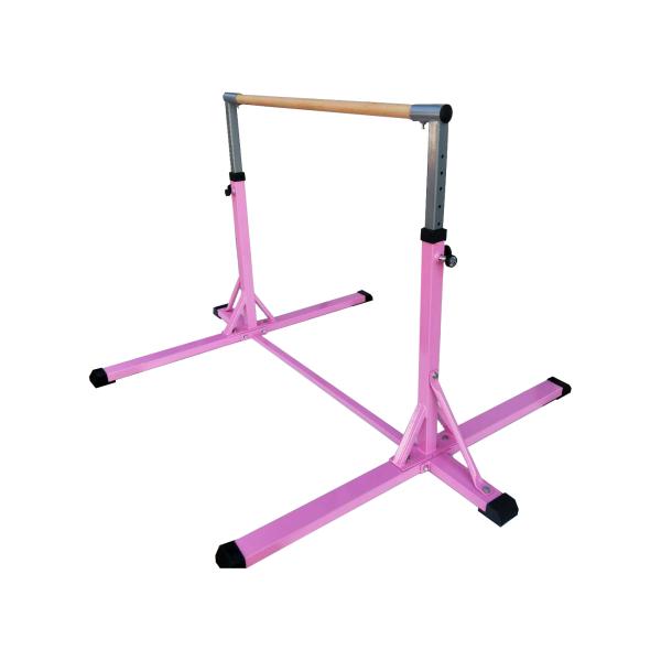 Customized Logo Availabled Ash Wood and Iron Gymnastics Kids Horizontal Bar for Home