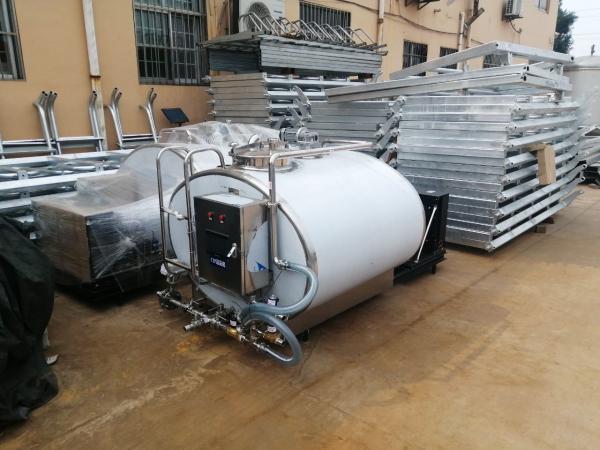Tanque fresco 304 refrigerar de leite de 1000 litros de aço inoxidável