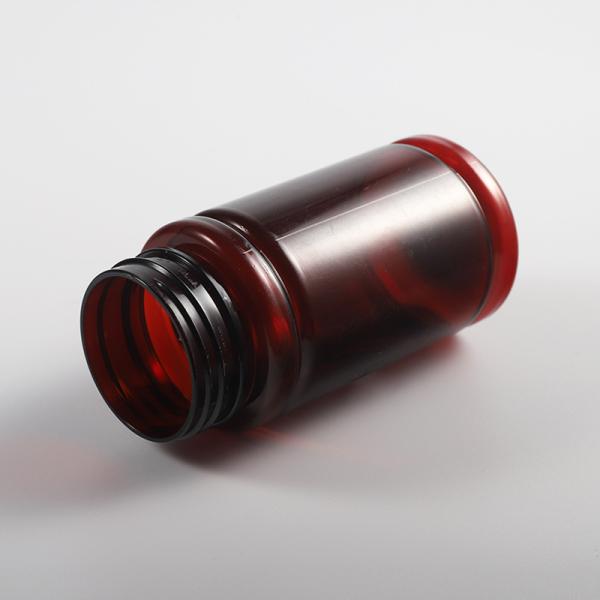 Pharmaceutical Packaging Tablet Medicine Bottle with Tamper-Proof Cap Label BPA Free Empty PetBrown Plastic Pill Bottle Seal