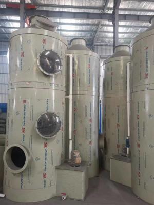 PP Wet Scrubber Gas Desulfurization Tower Waste Gas With Pump Blower