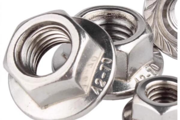 M12 M16 Ferro inoxidável Hexagon Flange Nuts B7 B16 A325 A307 Metal hex Flange nuts