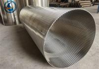 Ss 316l Wedge Wire Screen Basket Diameter 915mm Vee Profile