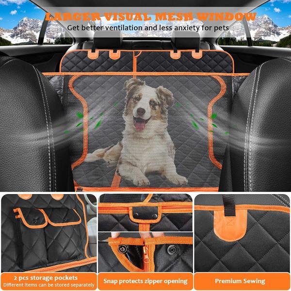 OEM Back Seat Dog Blanket 58in Dog Seat Cover With Door Protector