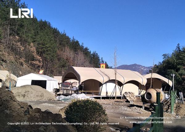 Luxury Hawaii Glamping Hotel Resort Tent Platform 4.5m Span Width