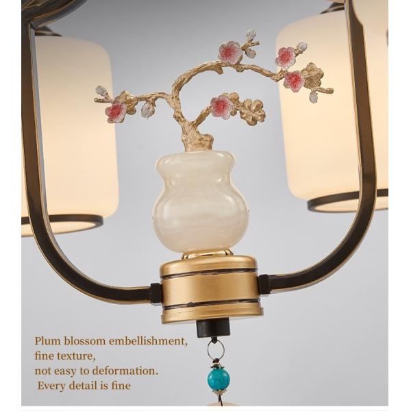 New Chinese Chandelier Lotus Lamp Box Restaurant Tea Room Living Room Light