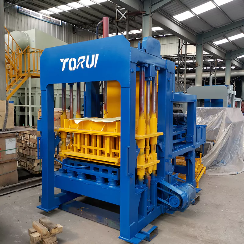 Safety QT4-15 Automatic Block Machine High Efficiency Customization