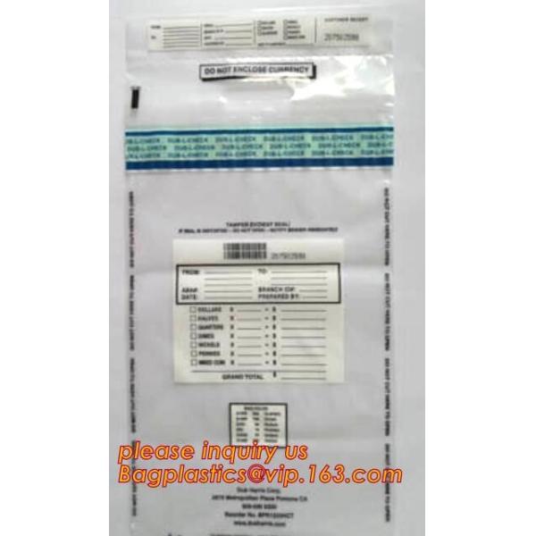 Tamper Proof Deposit Bags bank cash bag security safety deposit bag, Deposit security tamper evident bank cash bag, pac