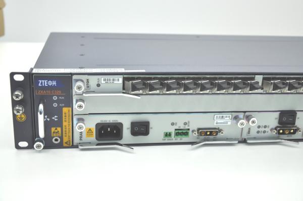Optical Fibers C320 FTTH ZTE Mini GPON OLT With AC Power