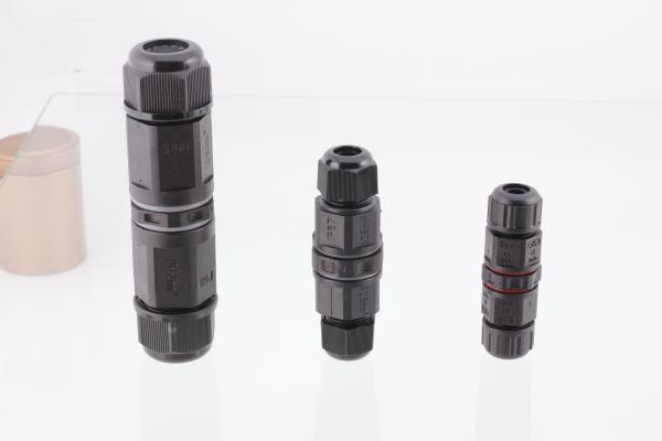 Intervalo de temperatura do conector de cabo elétrico à prova d'água masculino/feminino -25C-85C