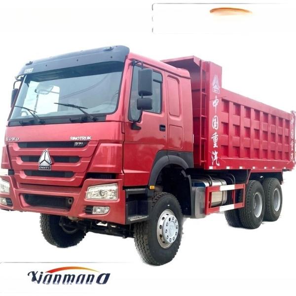 6x4 Howo Dump Truck with 12.00R20 Tires Video Technical Support Used SINOTRUCK Hno