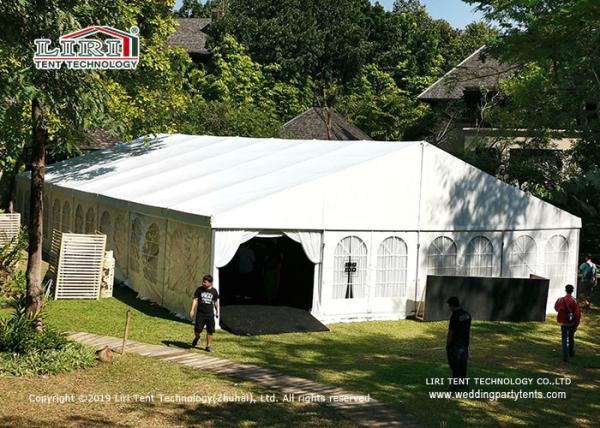 Liri Aluminum Tent With 850g/Sqm Pvc Cover For 300 People Outdoor Party