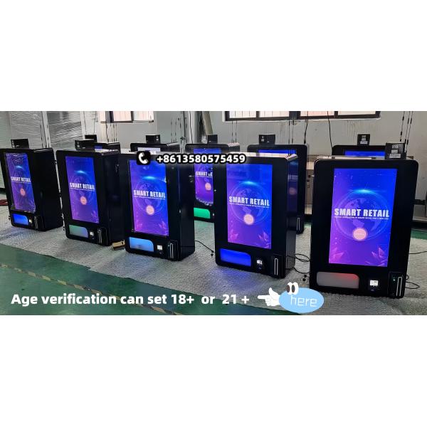 32 Inch Wall-Mounted Vending Machine with ID Card Reader for Tobacco Sales and SDK Integration