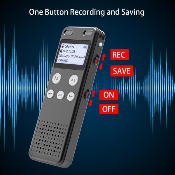 8GB 16GB USB Rechargeable Battery Pen AI Voice Recorder