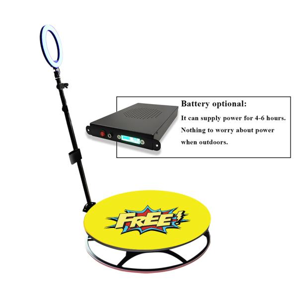 Iron Base Event Photo Booth 360 Camera Automatic For Phone GoPro iPad