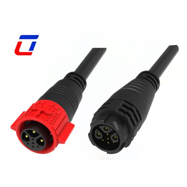 3+5 Pin M19 Male Female Cable Connectors 300V Waterproof Quick Disconnect Connectors