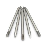 Des broches cylindriques filetées sur mesure non standard en acier inoxydable broches cylindriques filetées extérieures en acier inoxydable à queue plate pointue sur mesure