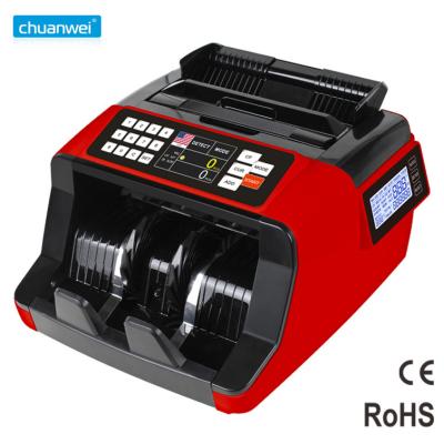 O dinheiro de AL-7200 MG que conta a máquina com SGD de USD da denominação misturou Bill Counter Machine