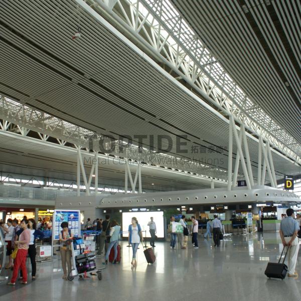 Suspended Metal Ceiling Custom Curved Aluminum False Ceiling Panels